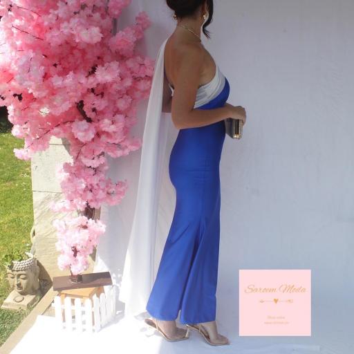 Vestido Lulu Azul Eléctrico [3]