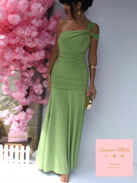 Vestido Salma Verde Manzana [1]