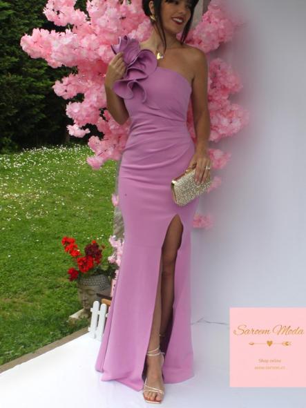 Vestido Polina Rosa Malva