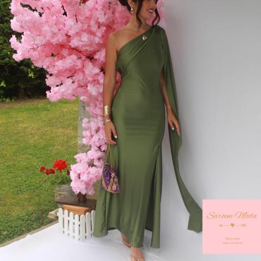 Vestido Dallia Verde Caqui [2]