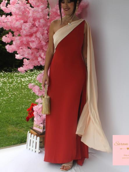 Vestido Ella Teja/Beige [3]
