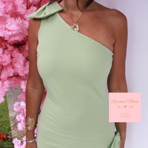 Vestido Lazos Menta [3]