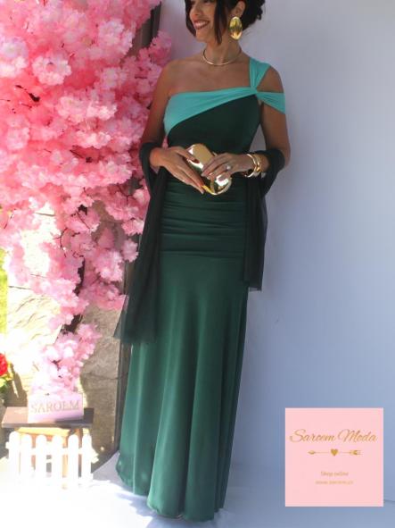 Vestido Salma Verde/Turquesa [1]