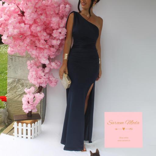 Vestido Nora Azul Marino