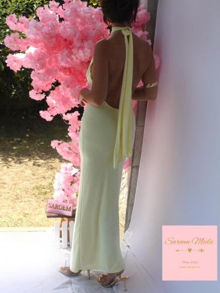 Vestido Marcela Amarillo Pastel [3]