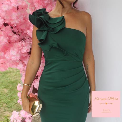 Vestido Polina Verde Botella [5]