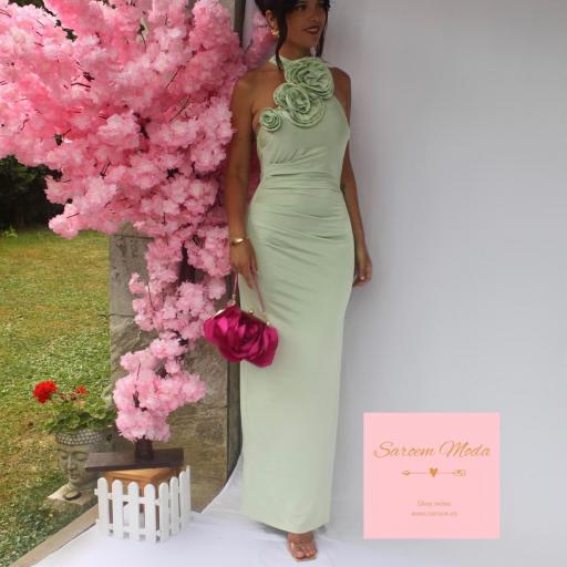 Vestido Kiwa Verde Menta [0]