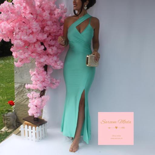 Vestido Amare Turquesa