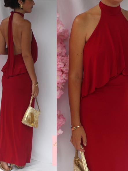 Vestido Linda Rojo Vino [5]