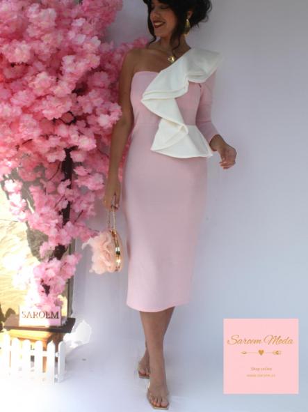 Vestido Bianco Rosa [3]