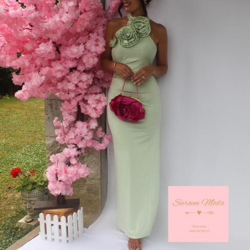 Vestido Kiwa Verde Menta [4]
