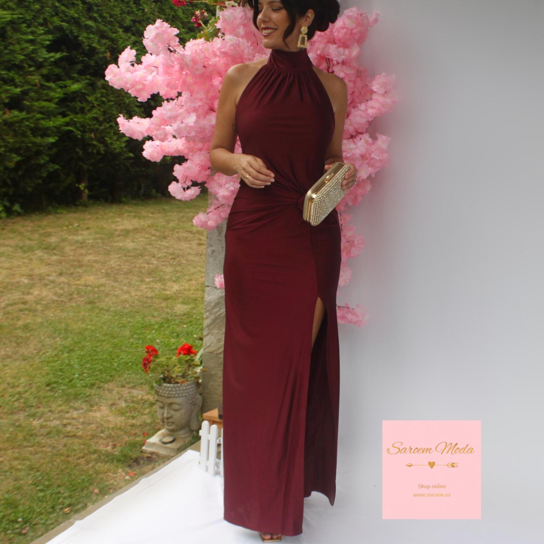 Vestido Elsa Burdeos