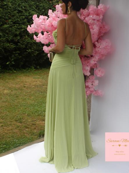 Vestido Amelia Verde Manzana [2]