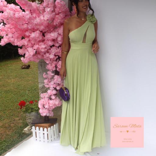 Vestido Munay Verde Manzana [1]