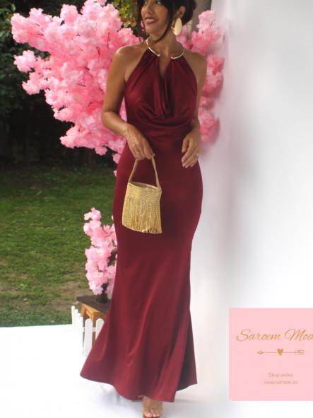 Vestido Lin Burdeos [3]