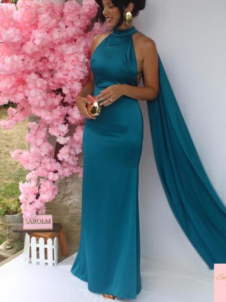 Vestido Roma Petróleo [3]