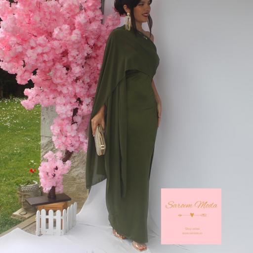 Vestido Moe Verde Caqui
