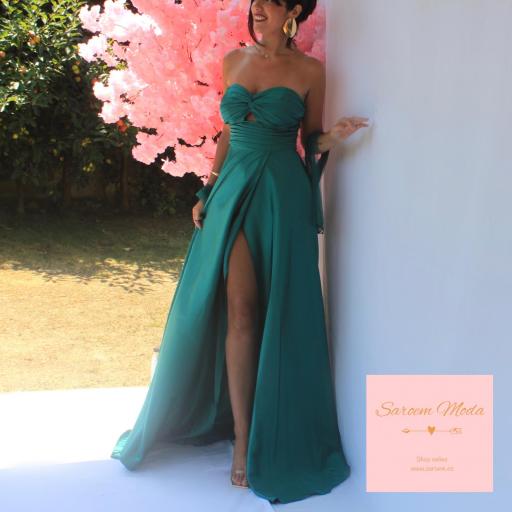 Vestido Princesa Verde Esmeralda