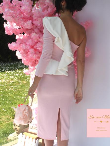 Vestido Bianco Rosa [4]