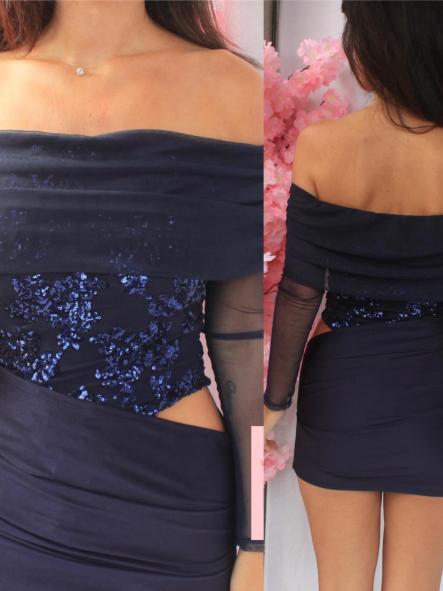 Vestido Adora Azul Marino [5]