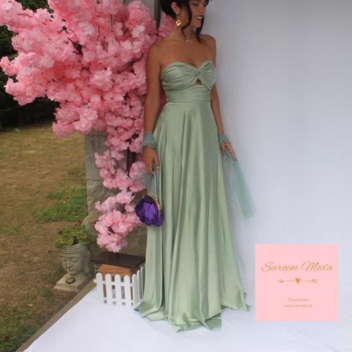 Vestido Princesa Verde Menta [2]