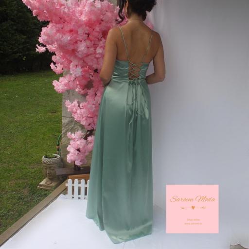 Vestido Imogen Verde Basil  [3]