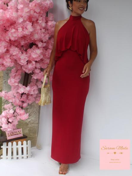 Vestido Linda Rojo Vino [4]