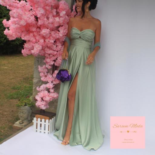 Vestido Princesa Verde Menta