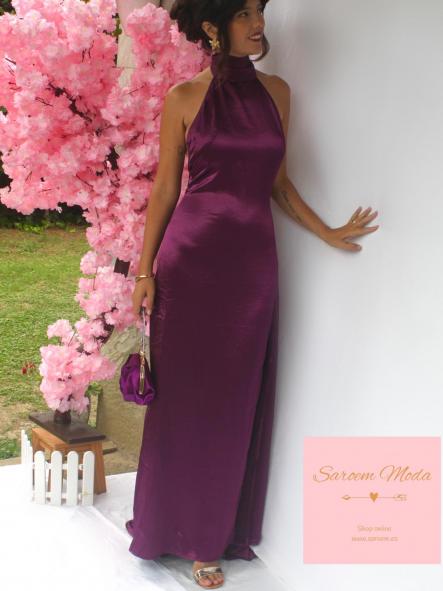Vestido Kamala Berenjena [2]