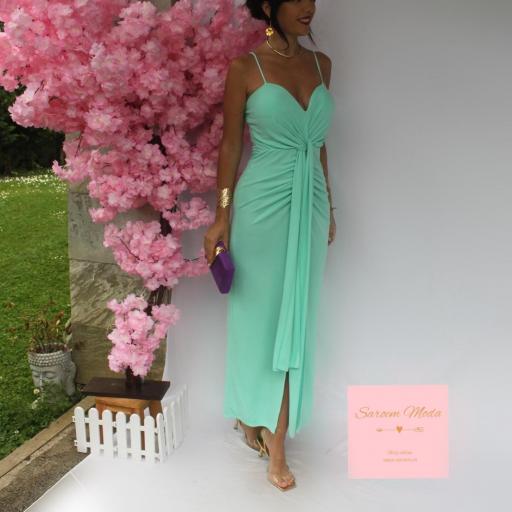 Vestido Naira Turquesa  [2]
