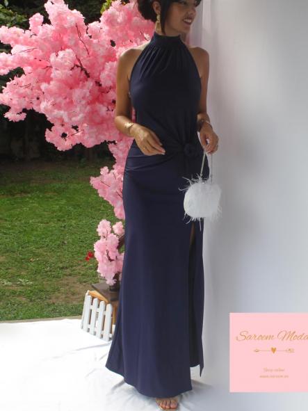 Vestido Elsa Azul Marino [3]