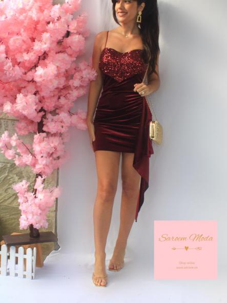 Vestido Idalia Burdeos [2]