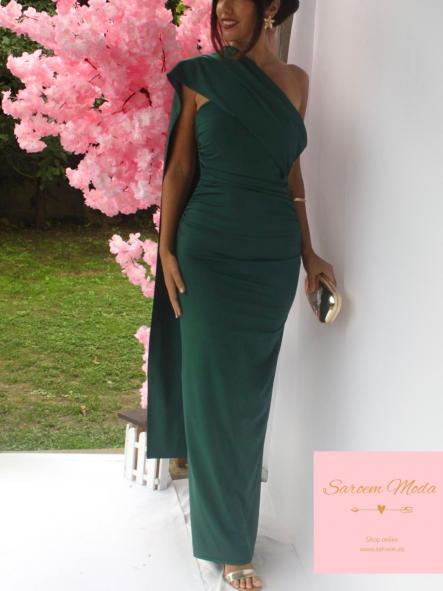 Vestido Zia Verde Botella [0]