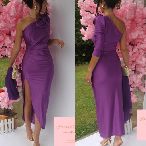 Vestido Evelina Morado [4]