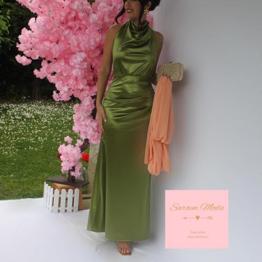 Vestido Ava Verde Oliva