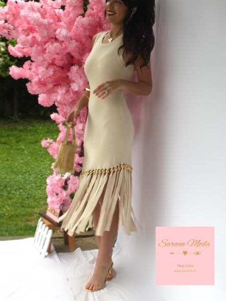 Vestido Divina Beige [1]