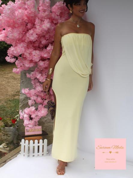 Vestido Mónaco Amarillo Pastel [2]