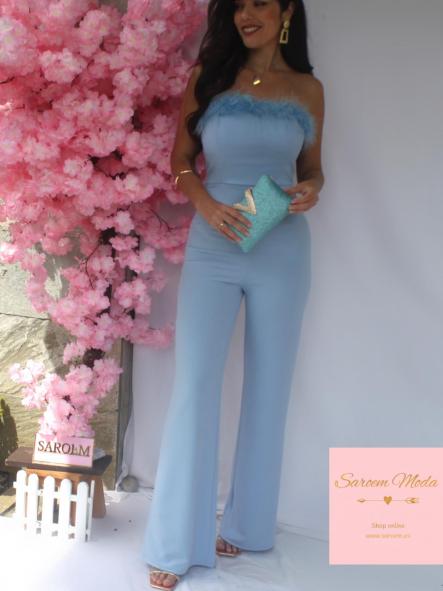 Mono Plumas Azul [3]