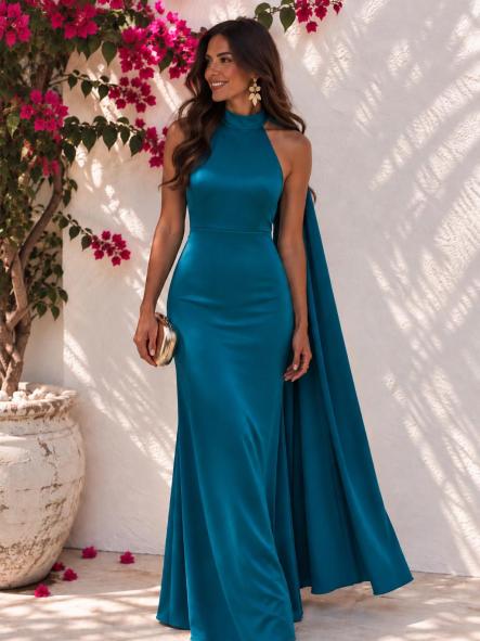 Vestido Roma Petróleo