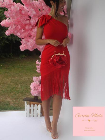 Vestido Perla Rojo [1]