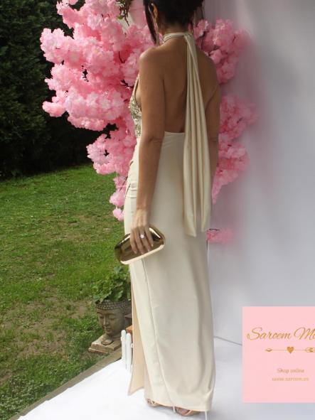 Vestido Eladia Beige [4]