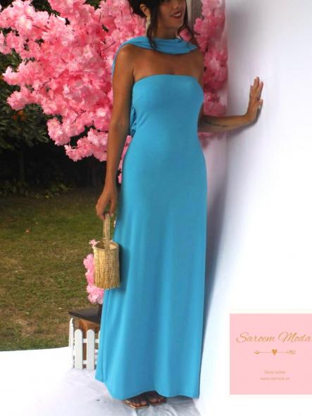 Vestido Shamila Azul