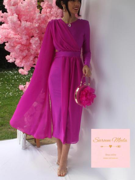 Vestido Dafne Fucsia