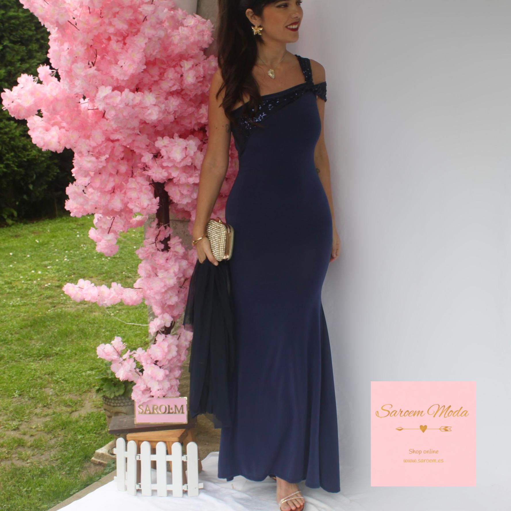 Vestido Yarel Azul Noche