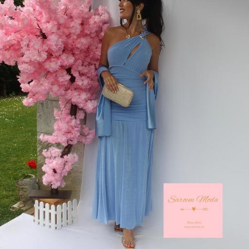 Vestido Delu Azul 