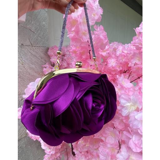 Bolso Flor Púrpura 