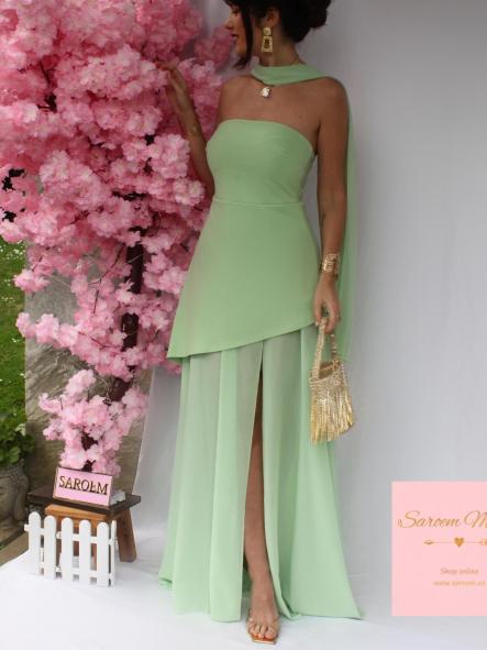 Vestido Ágata Verde Manzana [3]