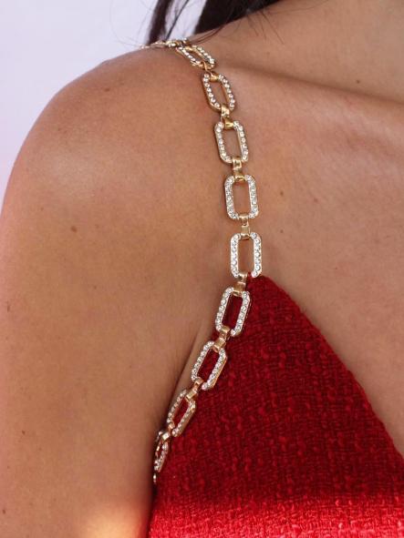 Vestido Tweed Burdeos [3]