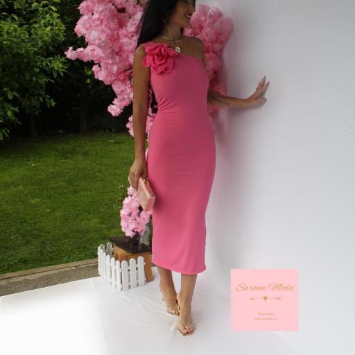 Vestido Elif Rosa