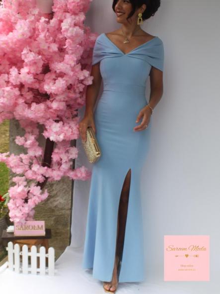Vestido Lazo Azul